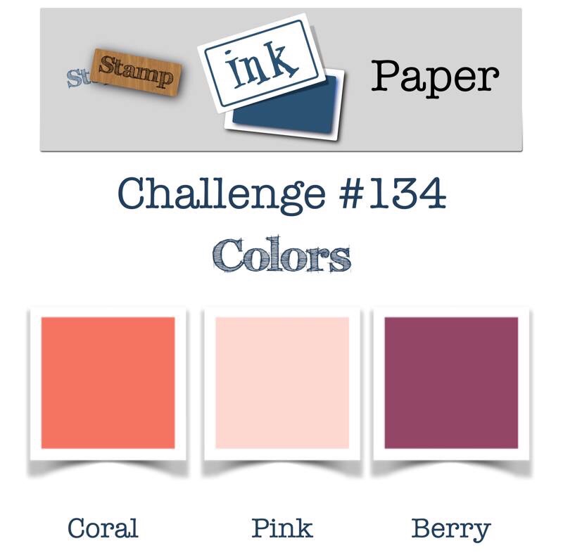 Stamp Ink Paper Color Challenge #134
